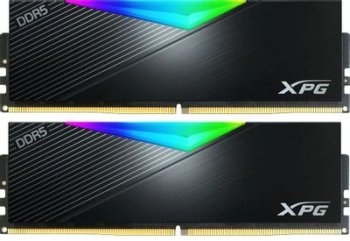 Оперативная память DDR5 2x16GB 8000MHz A-Data AX5U8000C3816G-DCLARBK XPG Lancer RGB RTL PC5-64000 CL32 DIMM 288-pin 1.45В kit dual rank с радиатором R
