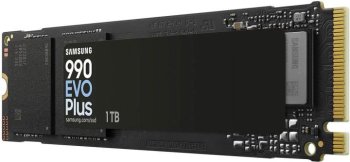 Твердотельный накопитель (SSD) Samsung 990 EVO Plus (MZ-V9S1T0BW), 1Tb M.2, PCI-E 5.0 x2/4.0х4, V-NAND TLC [R/W - 7150/6300 MB/s]
