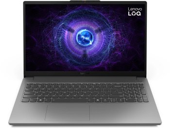 Ноутбук Lenovo LOQ 15IAX9E Core i5 12450HX 16Gb SSD512Gb NVIDIA GeForce RTX 3050 6Gb 15.6" IPS FHD (1920x1080) без ОС grey (83LK005HUE,83LK0043RK)