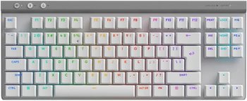 Клавиатура Logitech G игровая беспроводная G515 LIGHTSPEED TKL, (GL Tactile Brown), Русская раскладка, белый (920-012539)