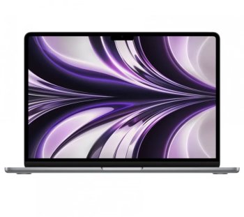 Ноутбук Apple Apple MacBook Air 13 13.6", Apple M2 (8C CPU, 8C GPU), RAM 16 ГБ, SSD 256 ГБ, Apple M2, MacOS, (MC7U4RU/A), серый, Русская раскладка