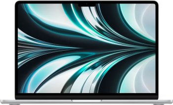 Ноутбук Apple MacBook Air 13 13.6", Apple M2 (8C CPU, 8C GPU), RAM 8 ГБ, SSD 256 ГБ, MacOS, (MLXY3RU/A), серебристый, Русская раскладка