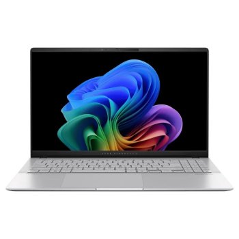 Ноутбук Asus Vivobook S 15, Snapdragon X Plus X1P 42 100 15.6", RAM 16 ГБ, SSD 1024 ГБ, Qualcomm Adreno, Windows Home, (90NB14Q2-M005F0), серебристый,
