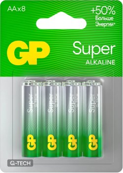 Батарейка GP Super Alkaline 15AA21-2CRSBC8 AA (8шт) блистер