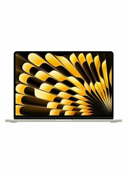 Ноутбук Apple MacBook Air 15 15.3", Apple M3 (8 CPU, 10 GPU), RAM 8 ГБ, SSD 256 ГБ, Apple M3, MacOS, (MRYR3ZP/A), золотой, Русская раскладка
