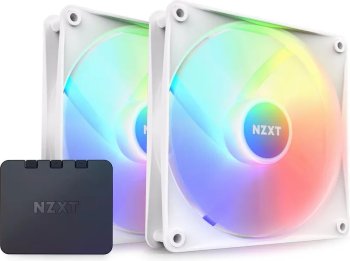 Вентилятор корпусный NZXT F140 RGB Core White Twin Pack (RF-C14DF-W1)