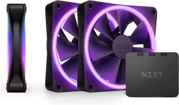 Вентилятор корпусный NZXT F120 RGB DUO Black Triple Pack (RF-D12TF-B1)