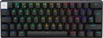 Клавиатура Logitech G игровая беспроводная PRO X 60 LIGHTSPEED, (GL Tactile Brown), Английская раскладка, черный