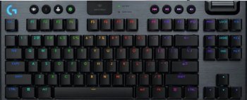 Клавиатура Logitech G игровая беспроводная G915 X LIGHTSPEED TKL, (GL Clicky Blue), Английская раскладка, черный
