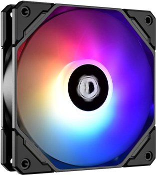 Вентилятор для корпуса ID-Cooling TF-12025 Pro Reverse ARGB 120х120x25 черный 4-pin + 3-pin 35.2дБ (TF-12025-PRO ARGB REVERSE) Ret
