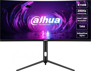 Монитор Dahua 30" DHI-LM30-E330CA черный VA LED 21:9 HDMI матовая HAS Piv 3000:1 250cd 178гр/178гр 2560x1080 200Hz DP FHD 6.5кг