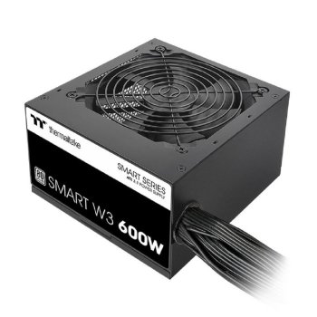 Блок питания Thermaltake Smart W3 600W, ATX 3.1, APFC, 12cm Fan, 80+, Retail