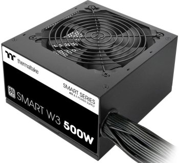 Блок питания Thermaltake Smart RGB 500W (PS-SPW-0500NNFAWE-1), 500Вт, 80 PLUS, 120мм, черный