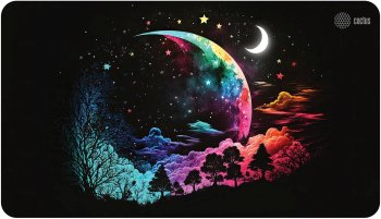 Коврик для мыши Cactus Moon 700x400x3мм (CS-MP-PRO05XLL)