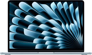 Ноутбук Apple MacBook Air A3240 M4 10 core 16Gb SSD512Gb/10 core GPU 13.6" Liquid Retina (2560x1664) macOS lt.blue WiFi BT Cam (MC6U4HN/A)