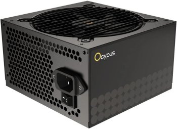 Блок питания 650W Ocypus Gamma P650 BK (ATX, 80+, APFC, 20+4 pin, 120mm fan, PCI-E 6+2Px4, 6xSATA) (Gamma-P650-W1HDBK024X-EU)