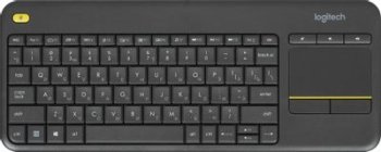 Клавиатура Logitech K400 Plus черный USB беспроводная (920-007173)