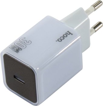 Зарядка USB-устройств Hoco <N47 Glorious Blue> USB (Вых. DC5/9/12/15/20V, 30W, USB-C)