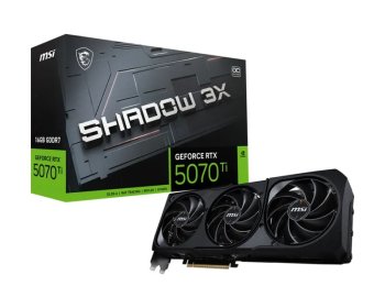 Видеокарта MSI PCIE16 RTX5070TI 16GB RTX 5070 Ti 16G SHADOW 3X OC