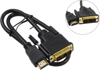 Кабель Cablexpert <CC-HDMI-DVI-0.5M> HDMI (19M) -> DVI (19M) 0.5м