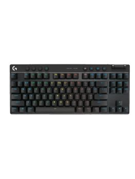 Клавиатура Logitech G игровая беспроводная G PRO X TKL lightspeed, (GL Tactile Brown), Англ. раскладка, черный (920-012136)