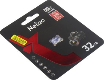 Карта памяти microSDHC 32GB Netac P500 ULTRA <NT02P500ULT-032G-S> (без SD адаптера) 100MB/s