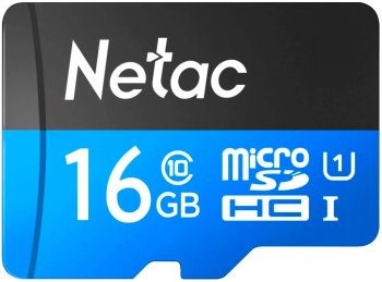 Карта памяти microSDHC 16GB Netac P500 ULTRA <NT02P500ULT-016G-S> (без SD адаптера) 100MB/s