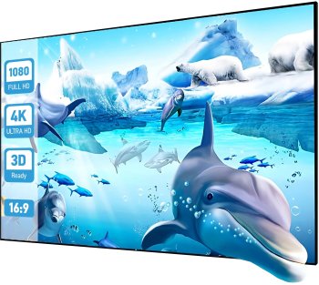 Экран для проектора на раме Cactus 127x224см Alr Expert CS-PSALRE-224X127-WM 16:9 настенный натяжной черный