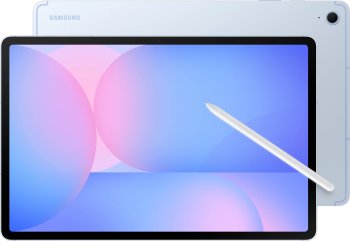 Планшетный компьютер Samsung Galaxy Tab S10 FE+ 1580 (2.9) 8C RAM12Gb ROM256Gb 13.1" TFT 2880x1800 5G 1Sim eSIM Android 15 голубой 13Mpix 12Mpix BT Wi