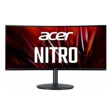 Монитор 34" Acer XZ342CUS3bmiipphx VA, 3440x1440, 180 Гц, 1 мс, 400 кд/м², 21:9, 2xHDMI 2.0, 1xDP 1.4, встроенные динамики, изогнутый 1500R, черный
