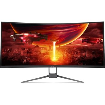 Монитор 34" Acer ED343CURJ0bmiippx VA, 3440x1440, 120 Гц, 1 мс, 300 кд/м², 21:9, 2xHDMI 2.0, 2xDP 1.2, 2x3Вт, выход на наушники, изогнутый 1000R, черн