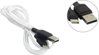 Кабель Hoco X90 White <788450> USB AM-->USB-C 1м