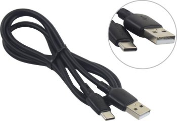 Кабель BOROFONE BX93 Black <103155> USB AM --> USB-C 1м