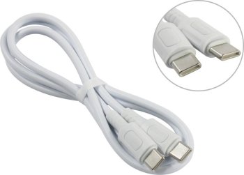 Кабель BOROFONE BX111 White <115110> USB-C --> USB-C 1м