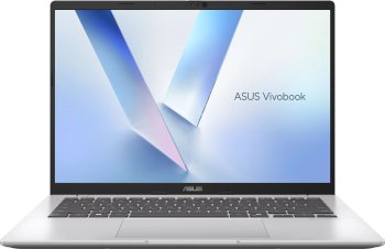Ноутбук Asus VivoBook M1407KA-LY028 Ryzen AI 5 340 16Gb SSD512Gb AMD Radeon 14" IPS WUXGA (1920x1200) без ОС silver WiFi BT Cam (90NB15H3-M000X0)