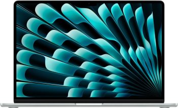 Ноутбук Apple MacBook Air A3241 M4 10 core 16Gb SSD256Gb/10 core GPU 15.3" Liquid Retina (2880x1864) macOS silver WiFi BT Cam (MW1G3LL/A)