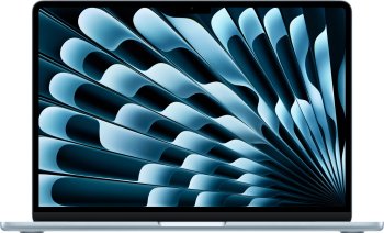 Ноутбук Apple MacBook Air A3240 M4 10 core 16Gb SSD512Gb/10 core GPU 13.6" Liquid Retina (2560x1664) macOS lt.blue WiFi BT Cam (MC6U4LL/A)