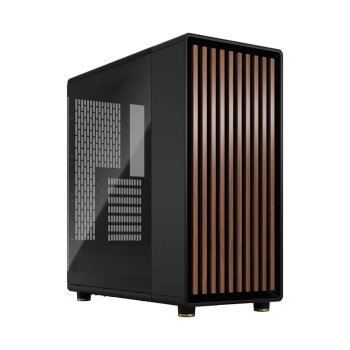 Корпус Fractal Design North Charcoal Black TG Dark Tint, черный (FD-C-NOR1C-02)