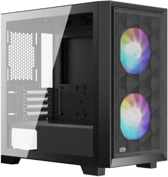 Корпус PCCOOLER C3D310 BK ARGB, черный (C3D310 BK ARGB)