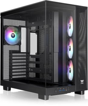 Корпус Thermaltake View 380 XL TG ARGB черный без БП E-ATX 2x120mm 2xUSB3.0 audio bott PSU