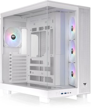 Корпус Thermaltake View 380 XL TG ARGB белый без БП E-ATX 2x120mm 2xUSB3.0 1xUSB3.1 audio bott PSU