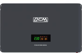 Стабилизатор напряжения Powercom WM-5000VA 4000Вт 5000ВА графитовый