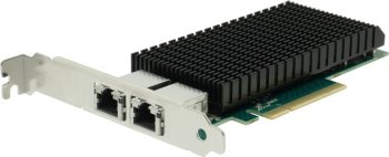 Сетевая карта внутренняя Orient <XWT-INT540L2PE8> (RTL) PCI-Ex8 2xUTP 10Gbps