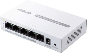 Коммутатор Asus EBP15 (L2+) 5x1Гбит/с 4PoE+ 60W управляемый