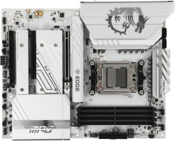 Материнская плата MSI MPG B850 EDGE TI WIFI B850, AM5, 4*DDR5, 3*PCIEx16, 4*M.2, 3*TypeC, 2*USB3.2Gen2, 1*USB3.2Gen1, 4*USB2.0, 4*SATA3.0, 5G, HDMI, A