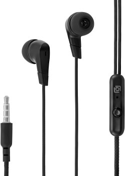 Наушники с микрофоном внутриканальные Oklick HS-S-250 1.2м черный проводные в ушной раковине (SS-E161)