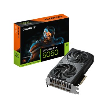 Видеокарта Gigabyte RTX5060 GV-N5060WF2-8GD 1.0 NV RTX5060 8Gb 128bit GDDR7 2497/28000/HDMIx1/DPx3 PCI-E 5.0