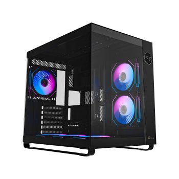 Корпус Ocypus Iota C70 BK ARGB ATX / win / black / 6 ARGB fans / no PSU / Tempered Glass