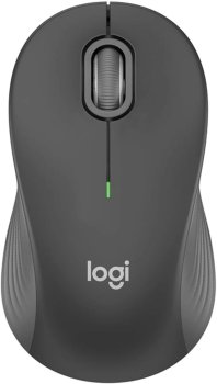 Мышь беспроводная Logitech M550 темно-серый/серый, 4000 dpi, радиоканал, Bluetooth, USB, кнопки - 3