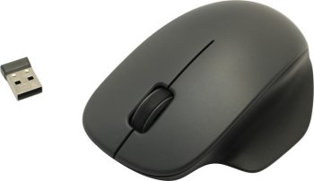 Мышь беспроводная Xiaomi Wireless Mouse Comfort Edition черный, 1200 dpi, радиоканал, USB, кнопки - 3
